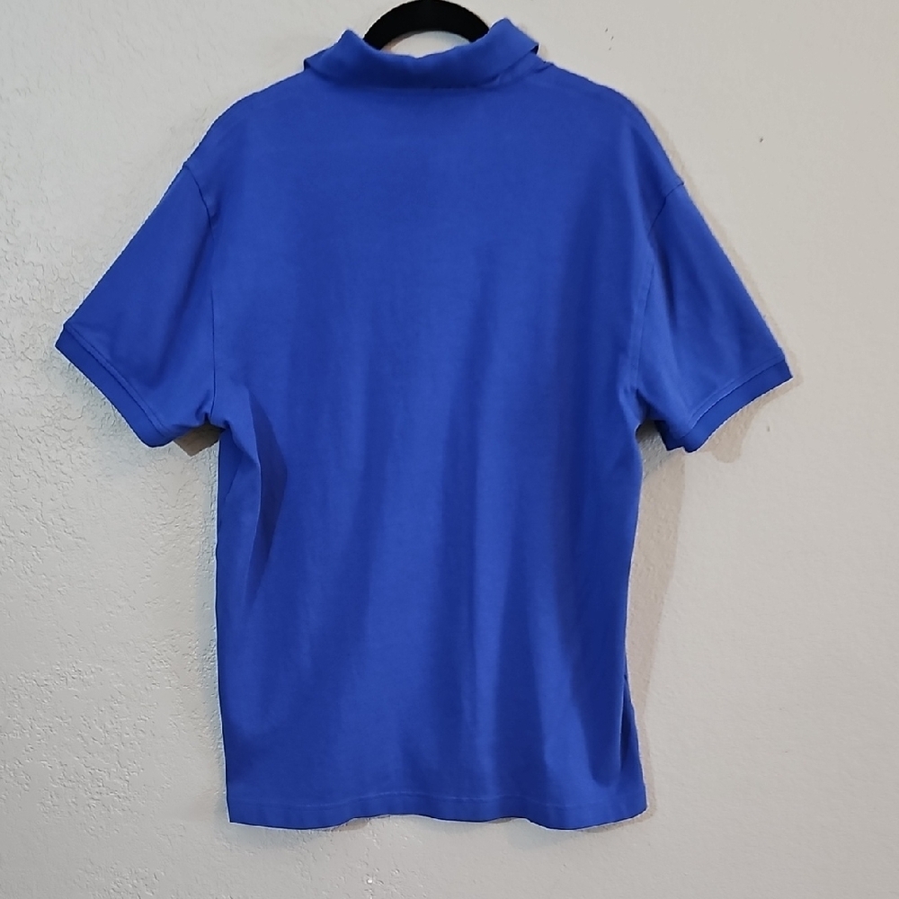 Tommy Hilfiger Vibrant Blue Polo, Mens Large 100% Cotton - Picture 7 of 7